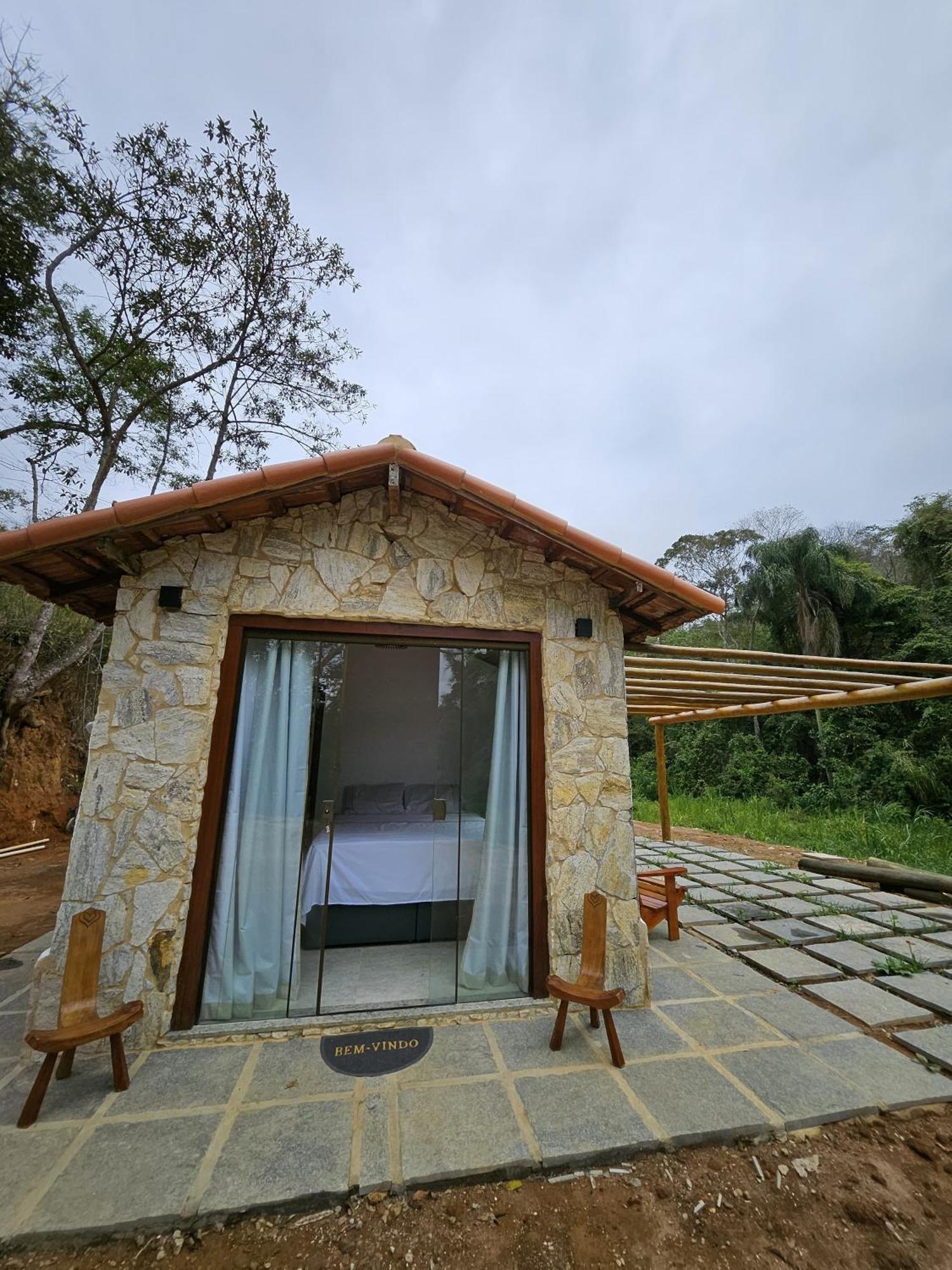 Casa Di Pedra Com Linda Vista Para Natureza - Miguel Pereira Εξωτερικό φωτογραφία